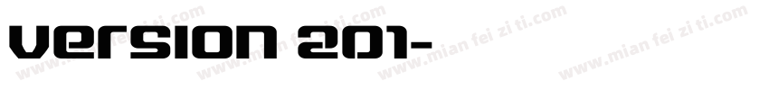 Version 201字体转换